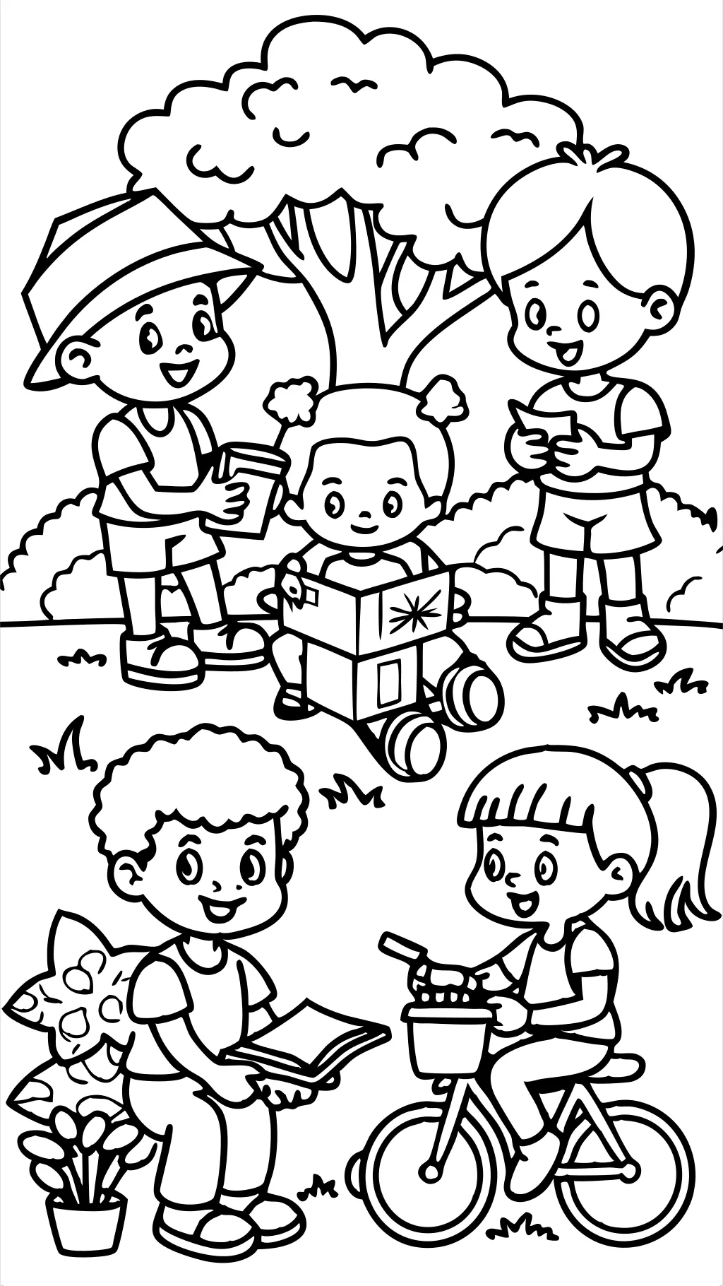 coloriages d’amis à imprimer